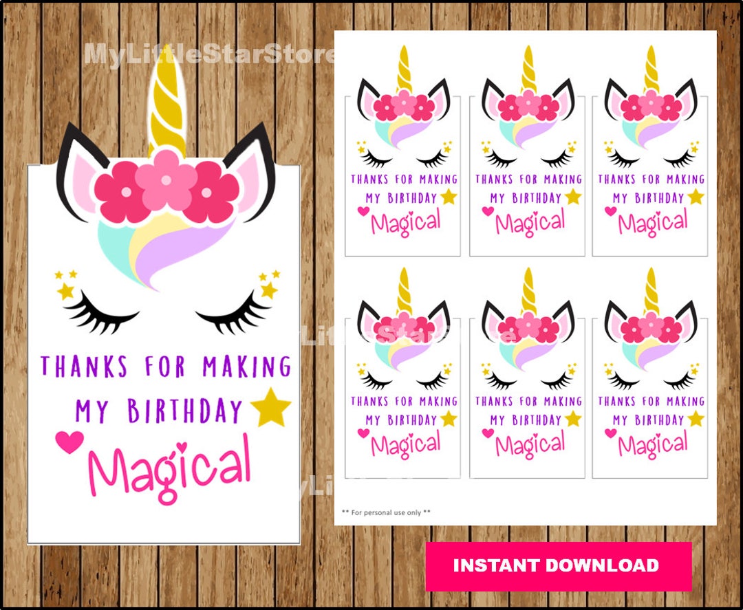unicorn-thank-you-tags-printable-unicorn-tags-unicorn-party-tags-instant-download-etsy
