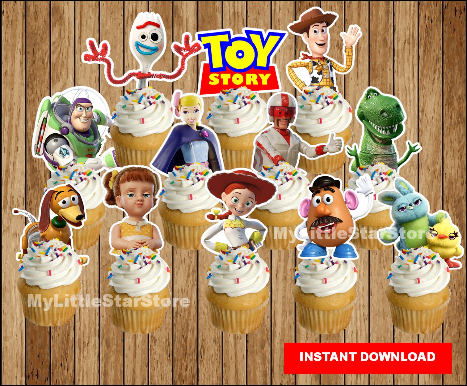 Toy Story Forky Cupcakes - Big Bear's Wife