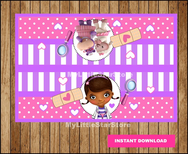 Doc Mcstuffins Bag Toppers Printable Doc Mcstuffins Toppers - Etsy