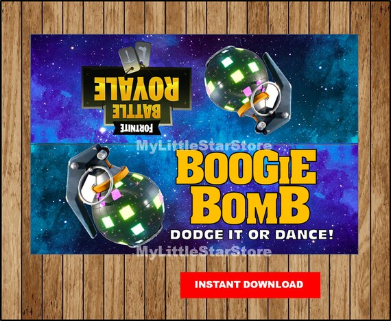 Fortnite BOOGIE BOMB Bag toppers Printable Fortnite ... - 570 x 468 jpeg 93kB