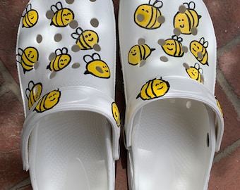 hand painted crocs