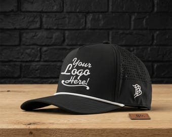 Custom Branded Bills Embroidered Hat | Classic Rope Golf Hat | Curved 5 Panel Rope Hat | Genuine BB Hat