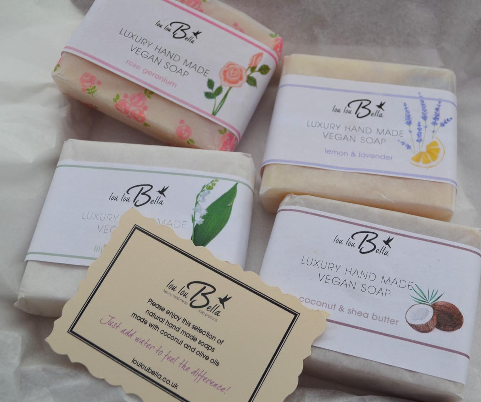 4 Large Natural Vegan Soaps | Etsy