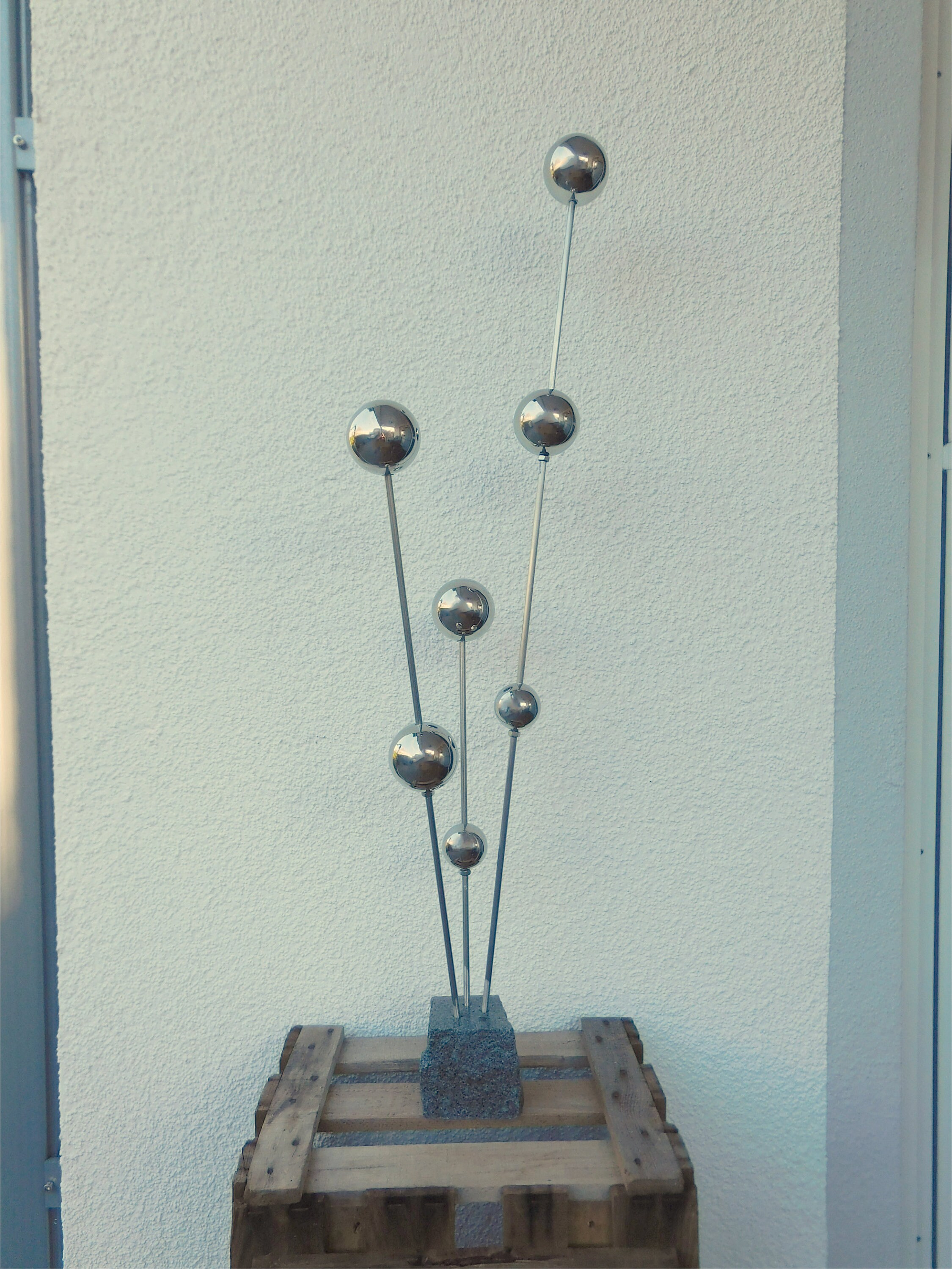 Gartenstecker klein Edelstahl 3 Stäbe | Etsy