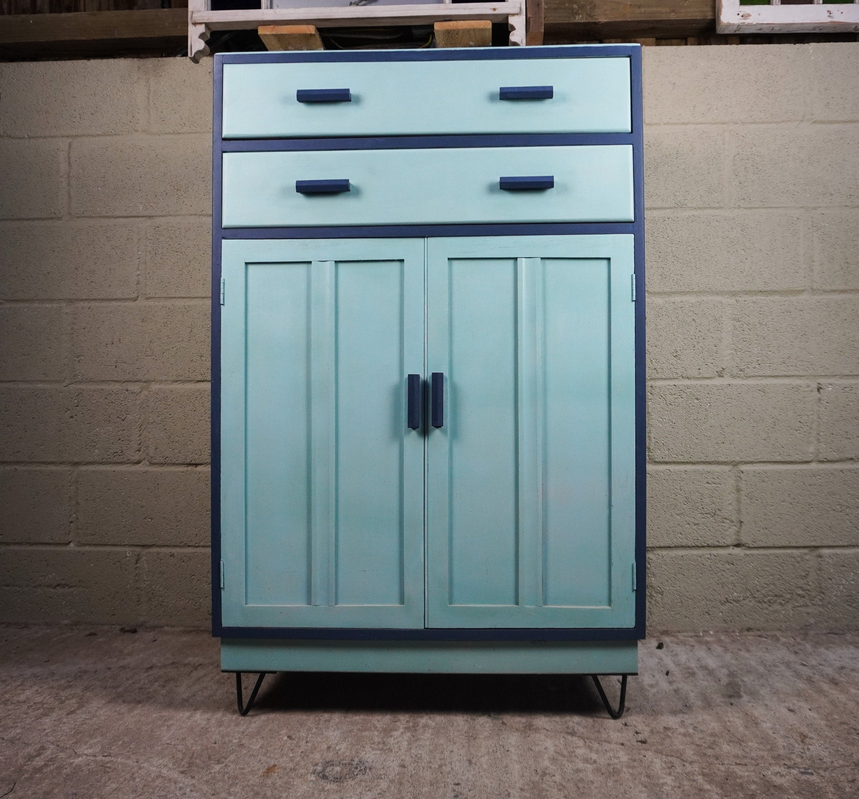 Beautiful Mid Century Cupboard Chest of Drawers Unit Etsy