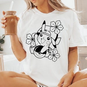 SVG - Poke Pika Chu Spiel Hut elektrische Blumen und Ball