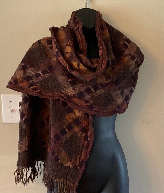 Tolani ,Winter Colours, Wool Scarf or Shawl - image 1