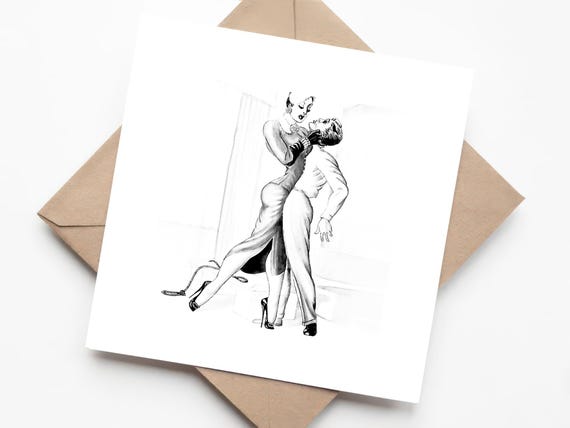 FemDom Mistress of The House Greeting Card
