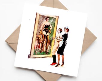 The Lady of the Manor: A Mistress in Command! Adult Birthday Card