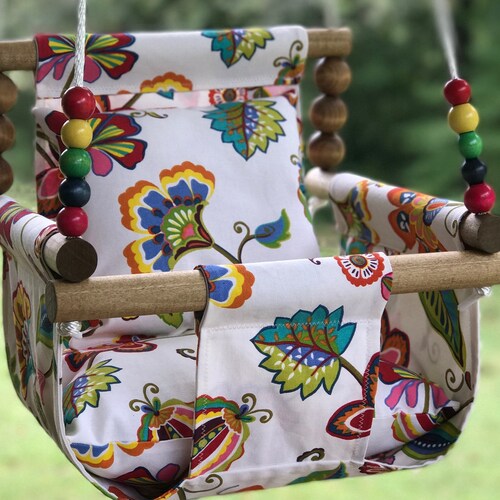 Baby swing, cloth swing, indoor outdoor swing, nursery swing, patio shops swing, baby shower gift