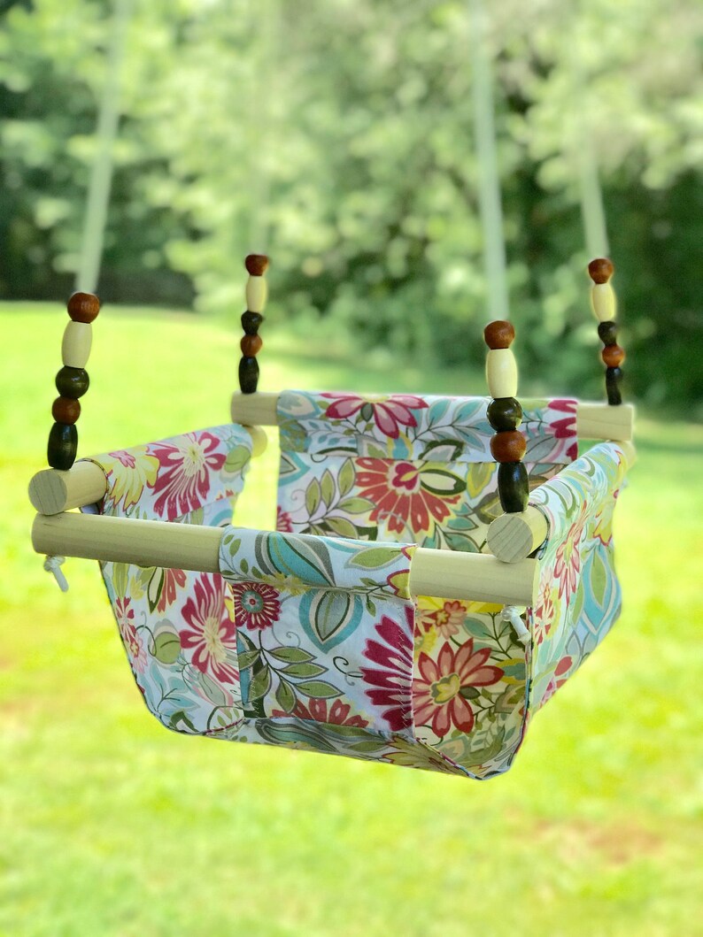 Baby swing cloth swing nursery swing backyard swing patio Etsy