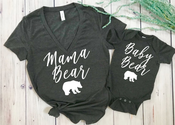 mama bear and baby bear shirts