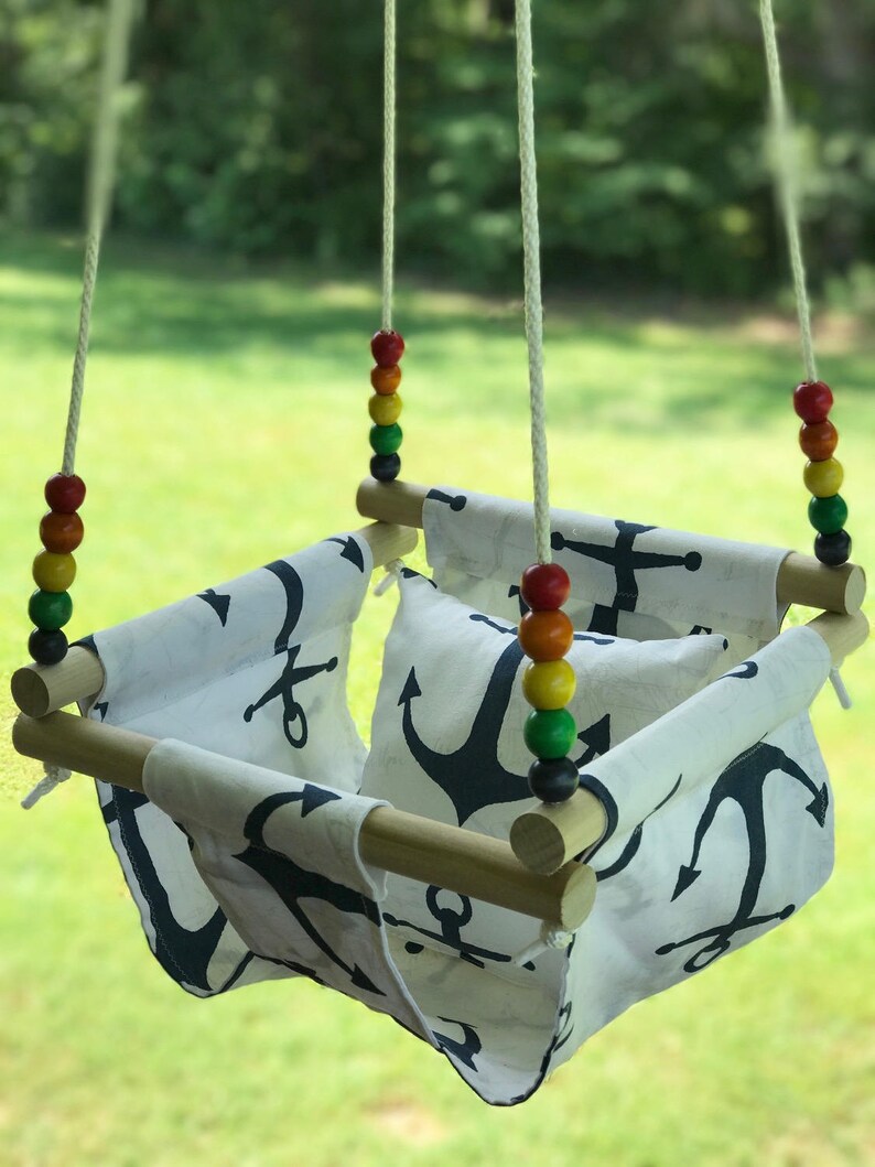 Baby Swing Cloth Swing Indoor Outdoor Swing Nursery Swing Patio Swing Baby Shower Gift