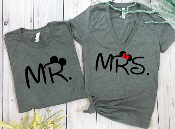 mr mrs disney shirts