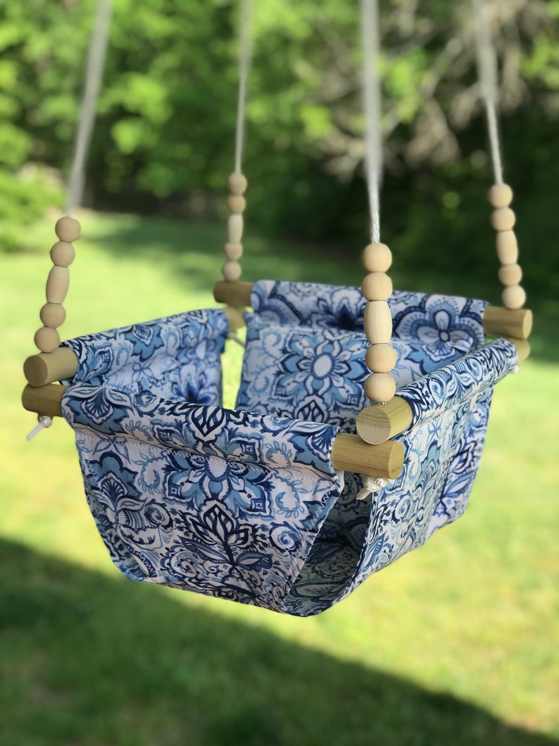 Baby Swing Cloth Swing Indoor Outdoor Swing Nursery Swing Patio Swing Baby Shower Gift