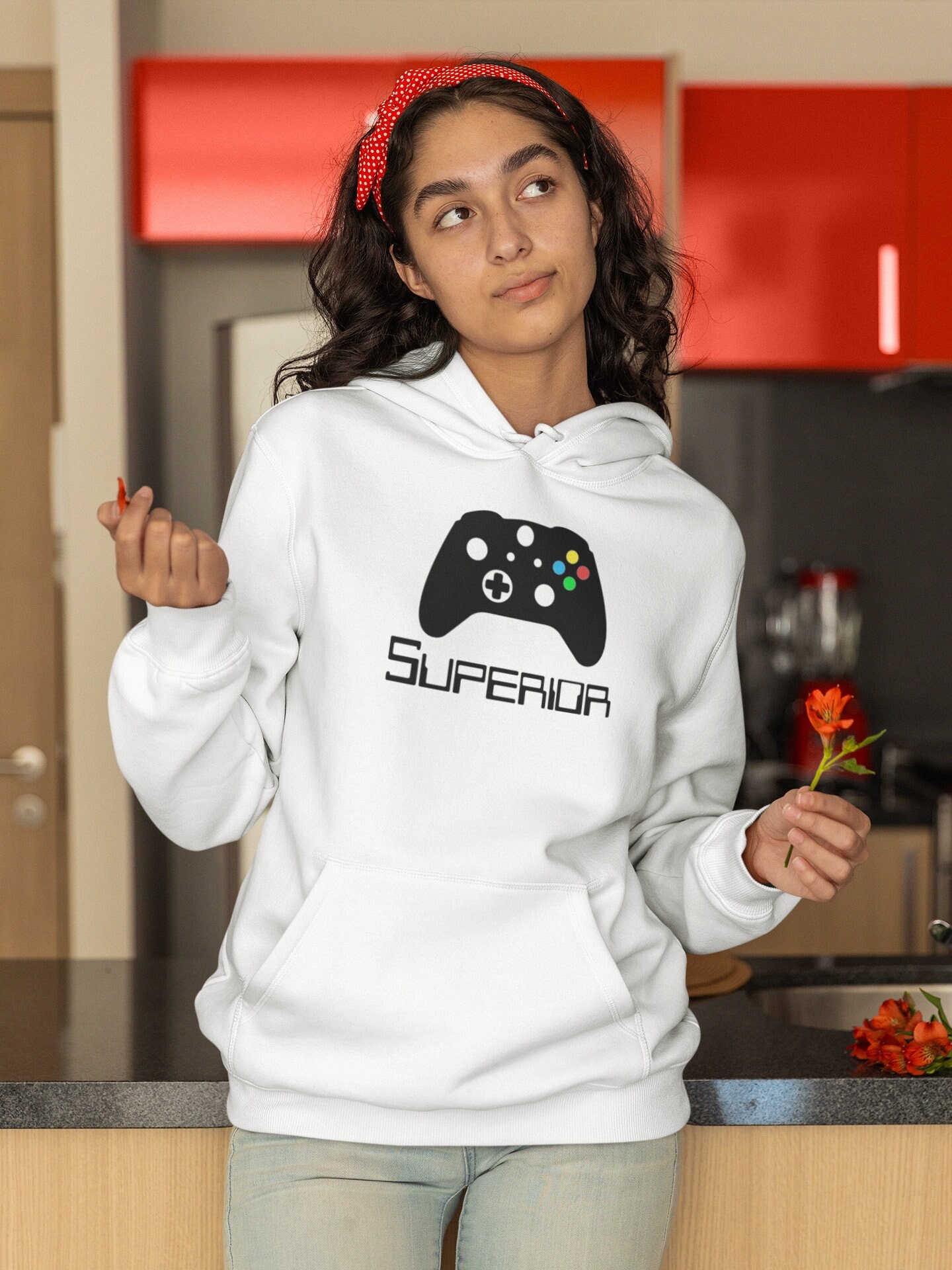 Xbox Gaming Superior Hoodie Console Gaming Video Game Clothes Gaming Hoody  Console Superiority Short-sleeve Unisex Sweatshirt -  UK