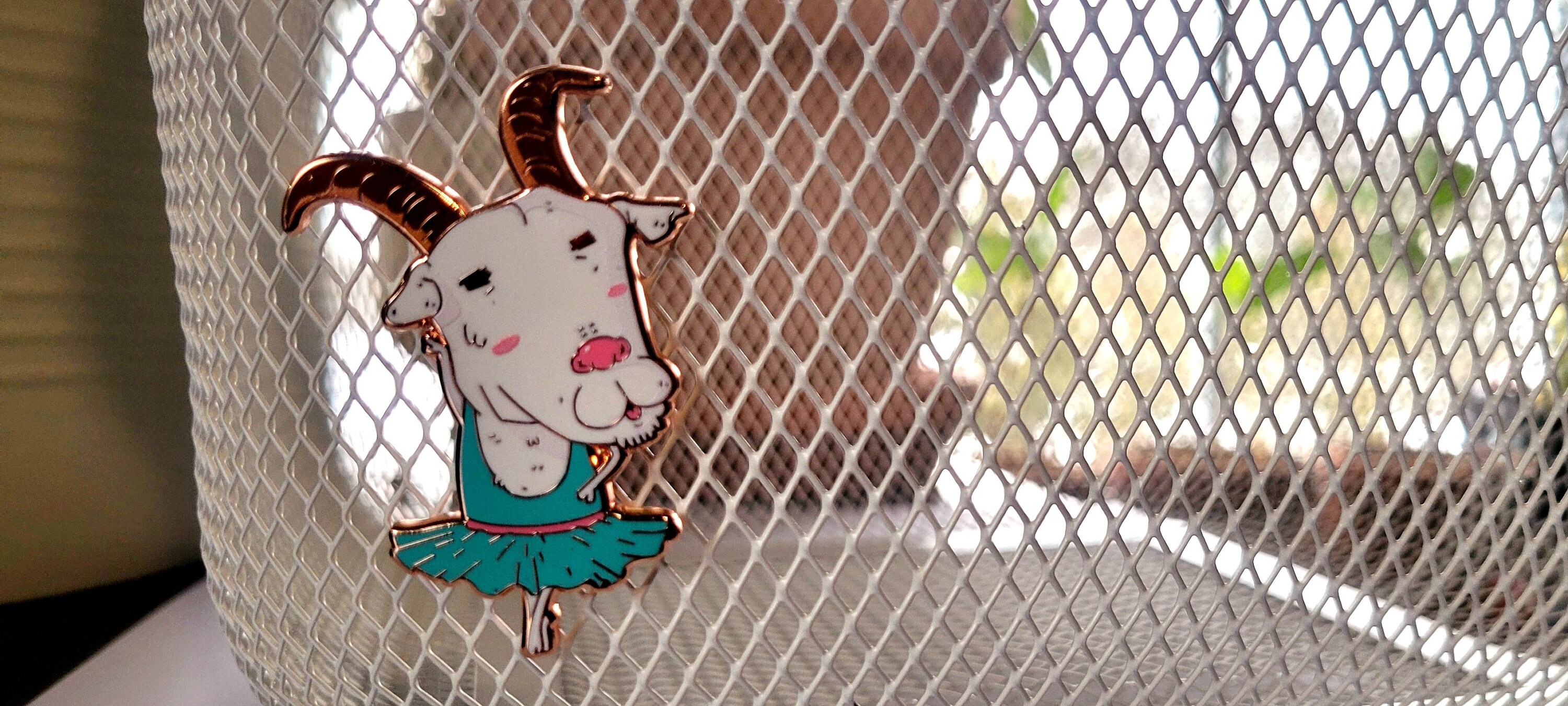 Gyat Pin Cute Goat Billy Hard Enamel Pin _ Aesthetic Enamel Pin _ Pins for ...