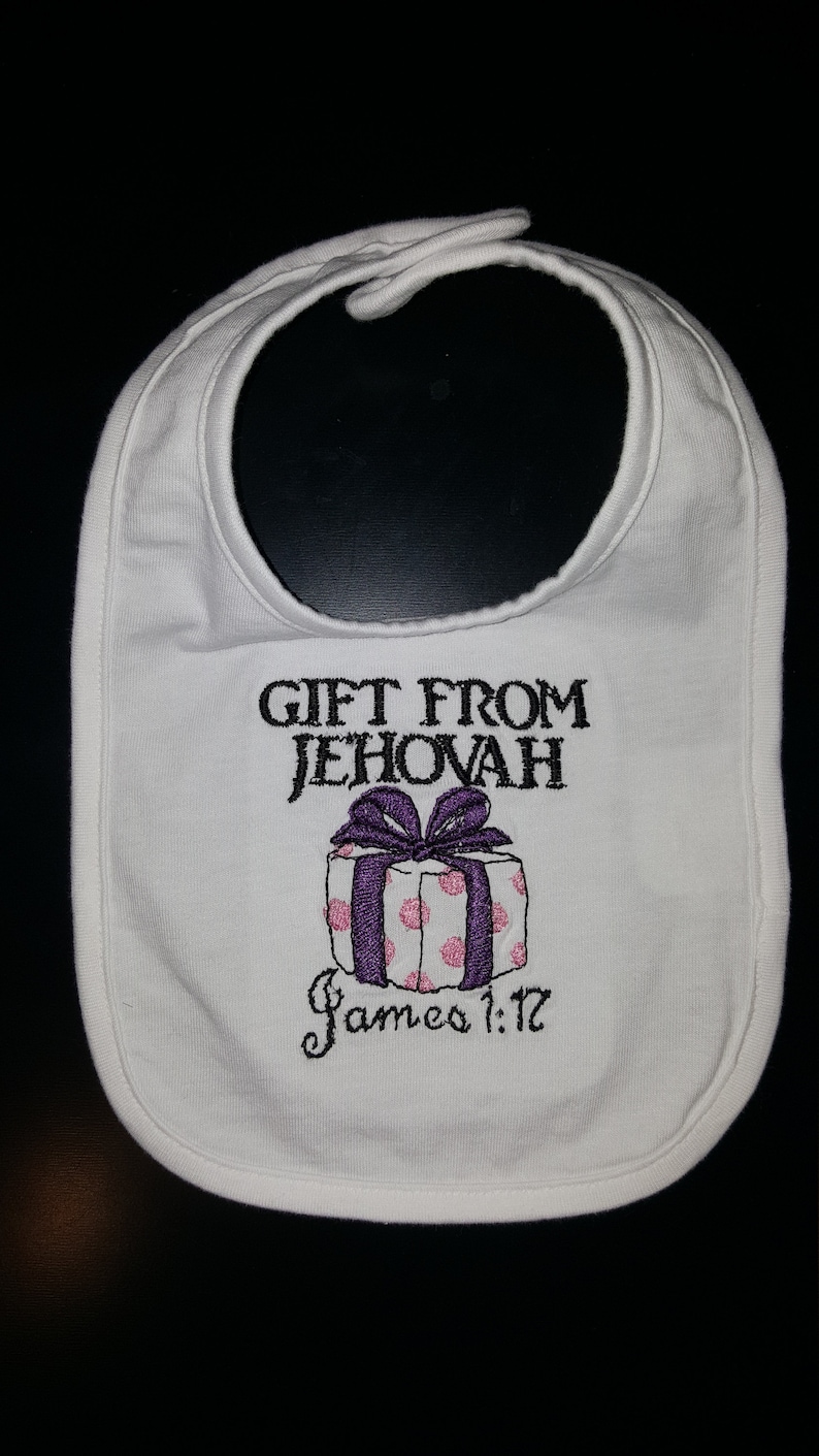 Baby Shower Personalised Embroidered Baby ANY NAME Toddler Bib Gift Cute.