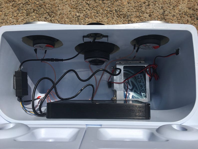 Ice Chest Bluetooth Boombox Stereo Etsy