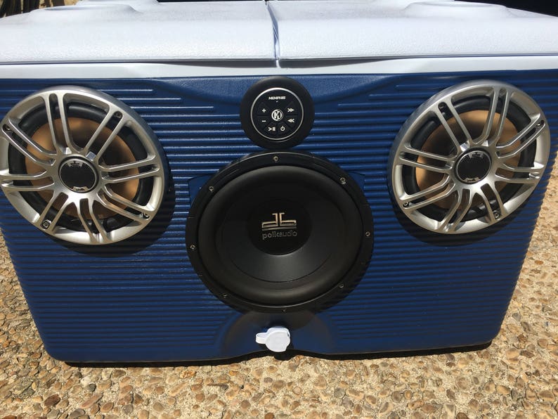 Ice Chest Bluetooth Boombox Stereo Etsy