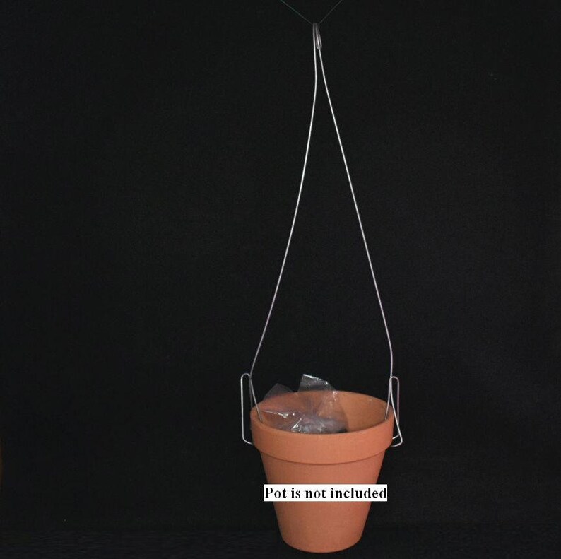 16/'/' Steel Hangers For Plastic Pots By Sophie/'s Orchids 6 Pack 8113674