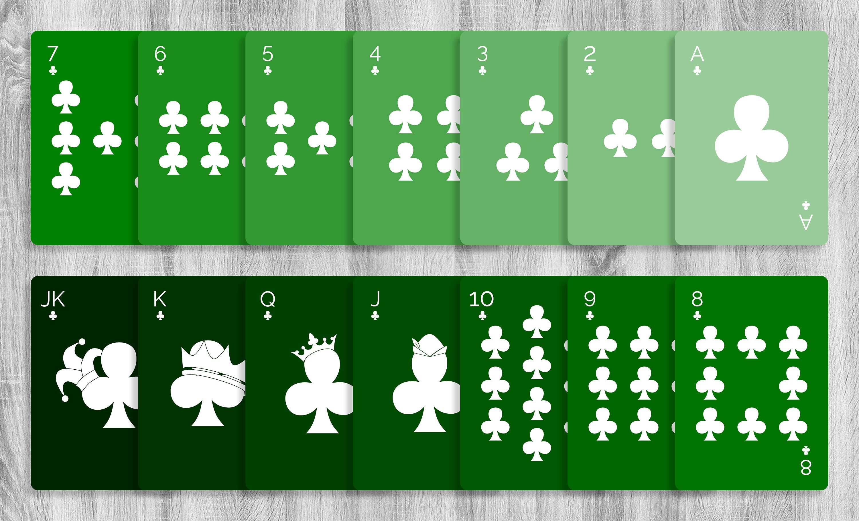 Gradient Playing Cards - Etsy
