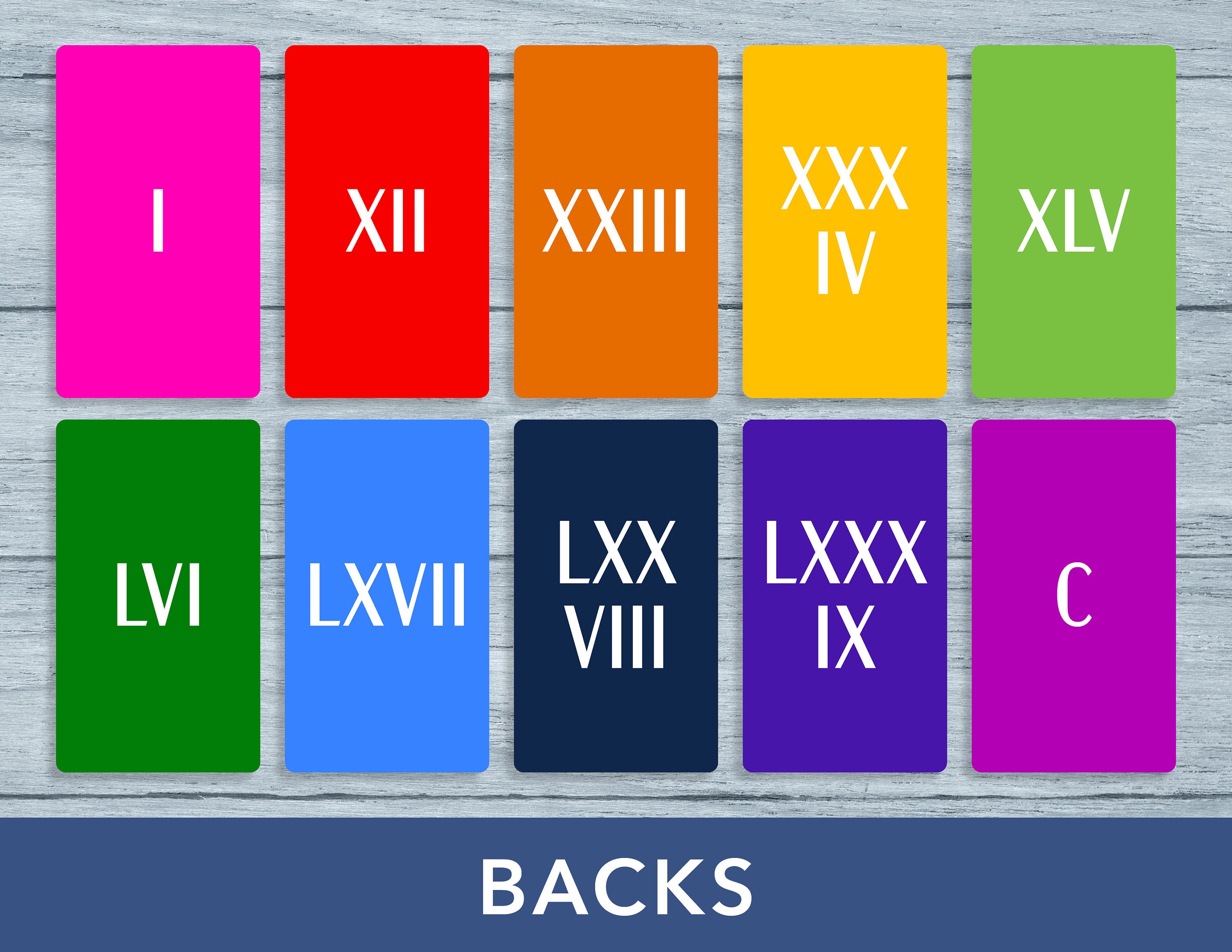 Tarot Size German Number 0-100 Cards · Educational Cards · Flash Cards ...