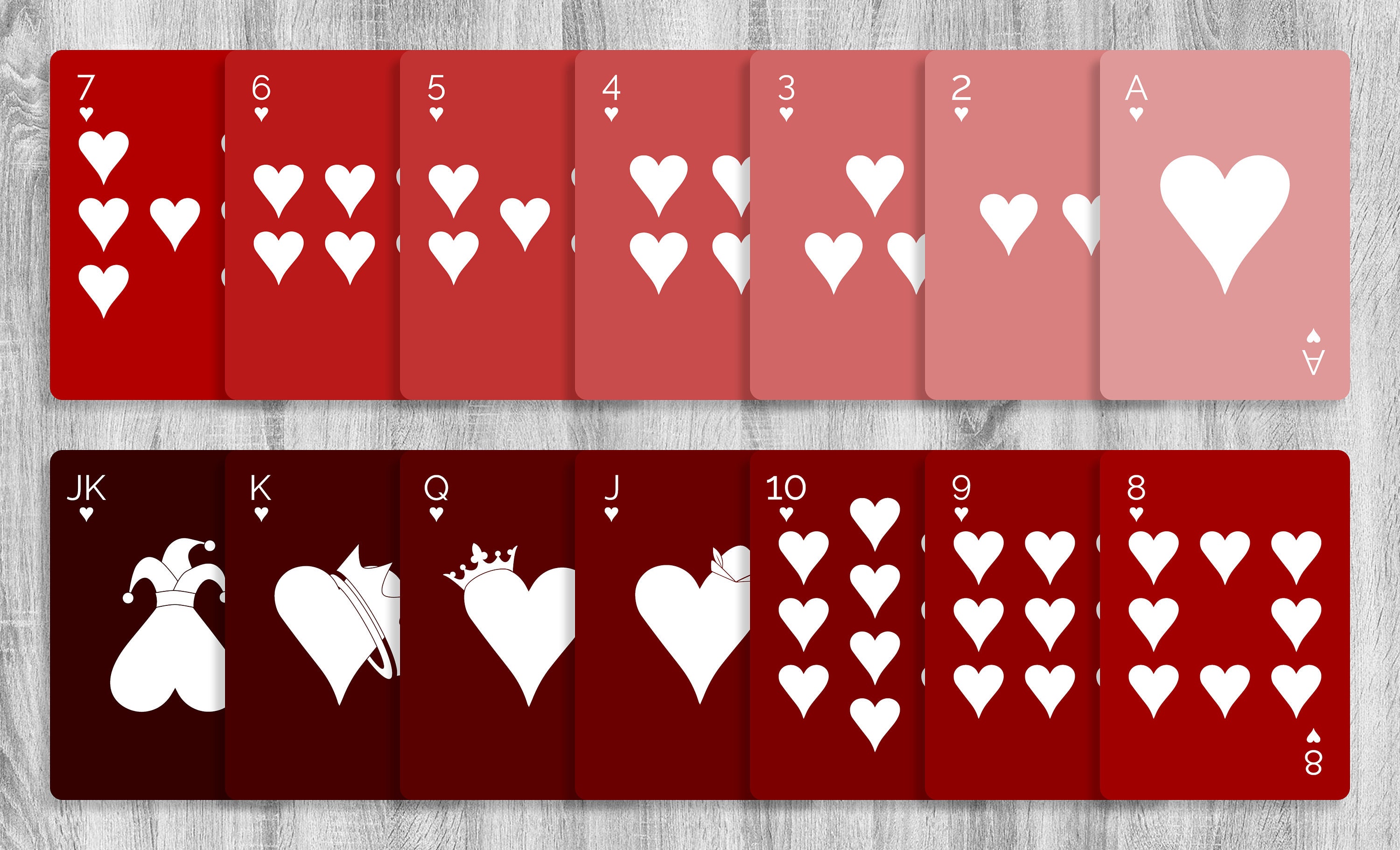 Gradient Playing Cards - Etsy