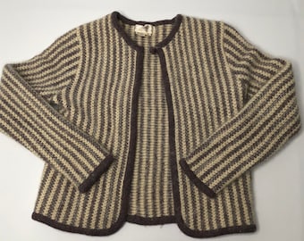 トップス Vintage 50s 60s mohair knit cardigan Vintage Fuzzy Mohair Cardigan 50s 60s Open Knit Cropped