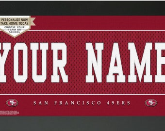 49ers frame etsy