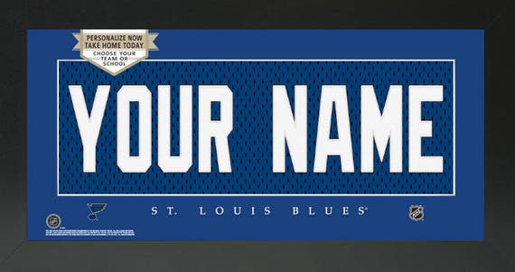 custom blues jersey