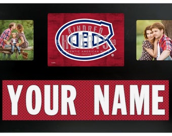 Montreal Canadiens NHL Jersey Custom Picture Frame