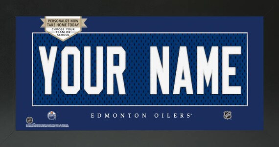 edmonton oilers custom jersey