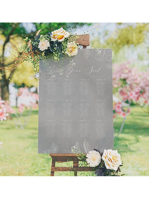 Seating Chart Printable Editable pdf INSTANT DOWNLOAD | Etsy