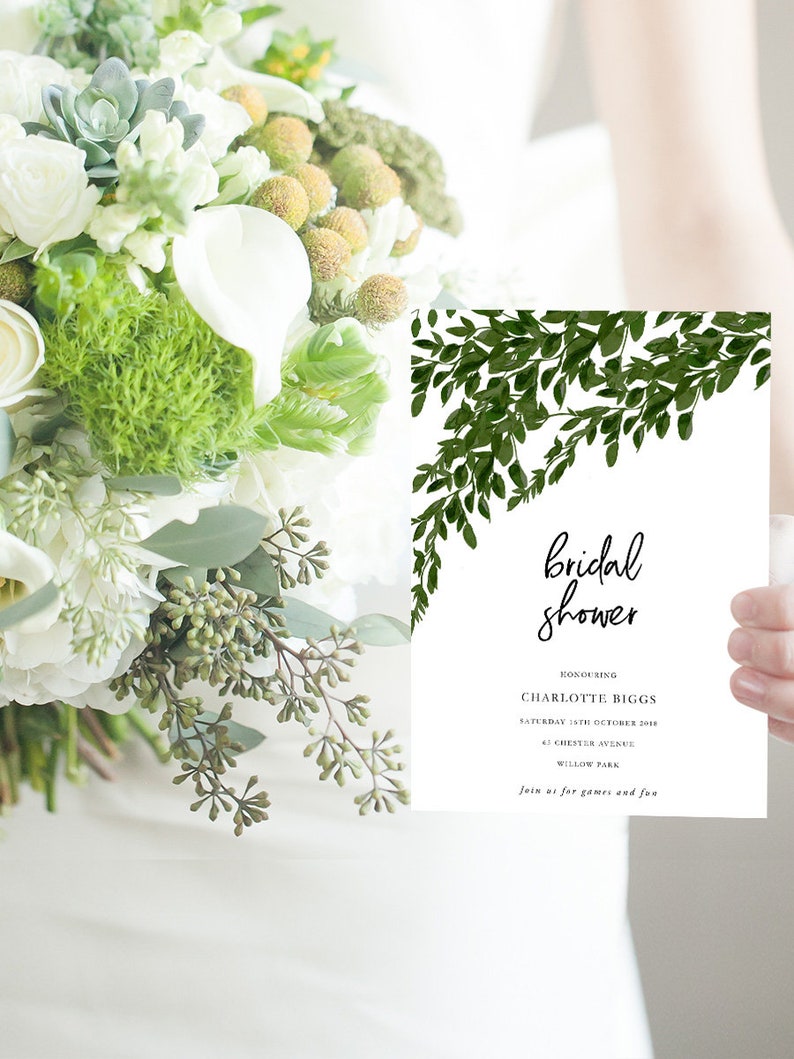 Bridal Shower Invite Hens Night Invitation Woodland Before I do Bachelorette Printable Bridal Shower Invitation INSTANT DOWNLOAD