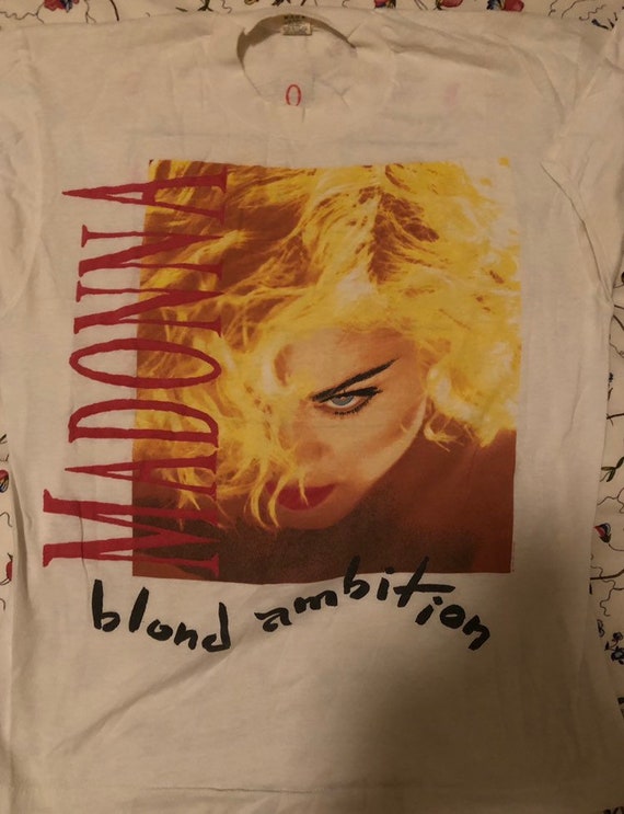 Original Madonna Blonde Ambition Tour shirt concert - Gem