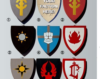 Warcraft Paladin Knightly Orders Crests - Shield Plaque (small)