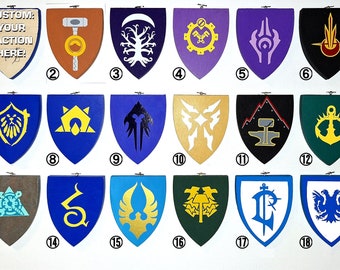 Warcraft Alliance Factions and Races Crests - Shield Plaque (small)