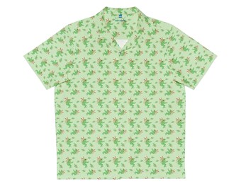 Murloc Fun Unisex Convention Hawaiian Button-Down Shirt  CUSTOMIZE IT