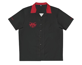 Class Icon DEATH KNIGHT Unisex Hawaiian Button-Down Shirt Gaming Convention Gift (AOP)