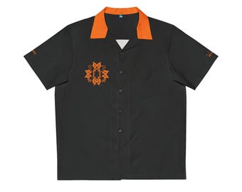 Class Icon DRUID Unisex Hawaiian Button-Down Shirt Gaming Convention Gift for WoW players (AOP)