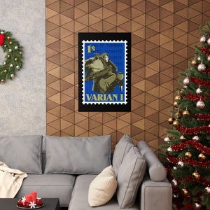 Stormwind Stamp:  King Varian Premium Matte Vertical Posters