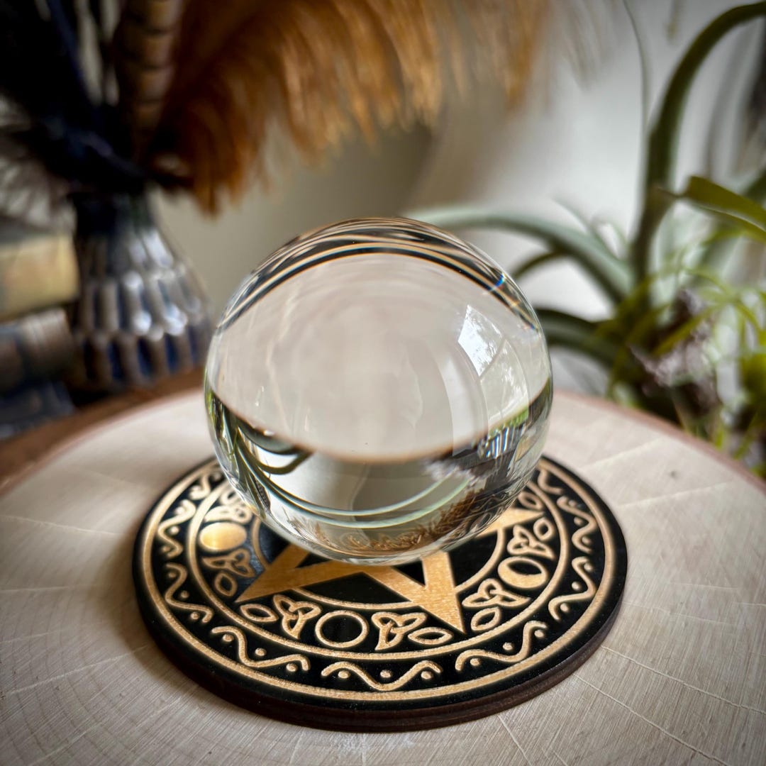Real Crystal Ball 2.36 Inches or 60mm - Highest Quality Scrying Orb ...