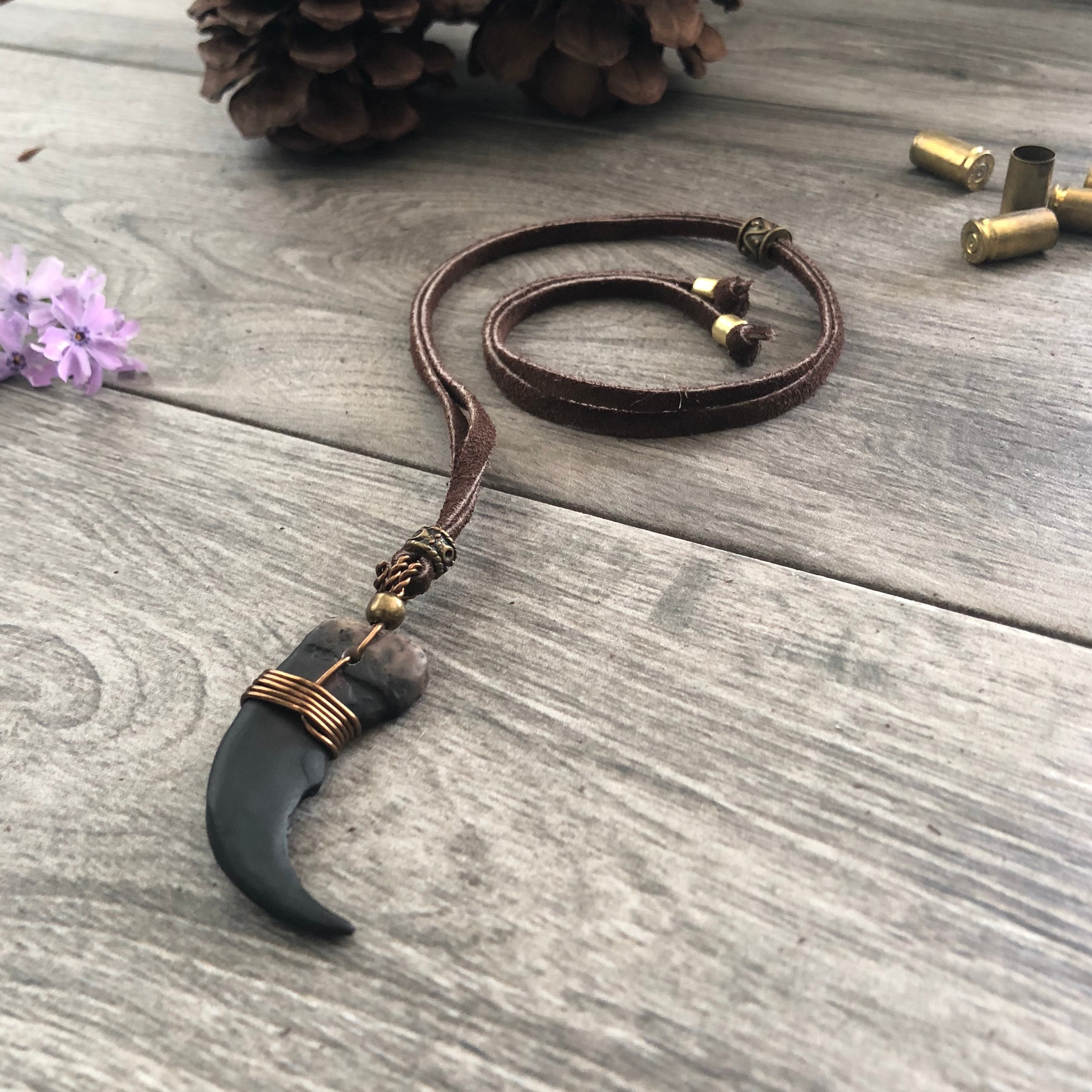 grizzly bear claw necklace