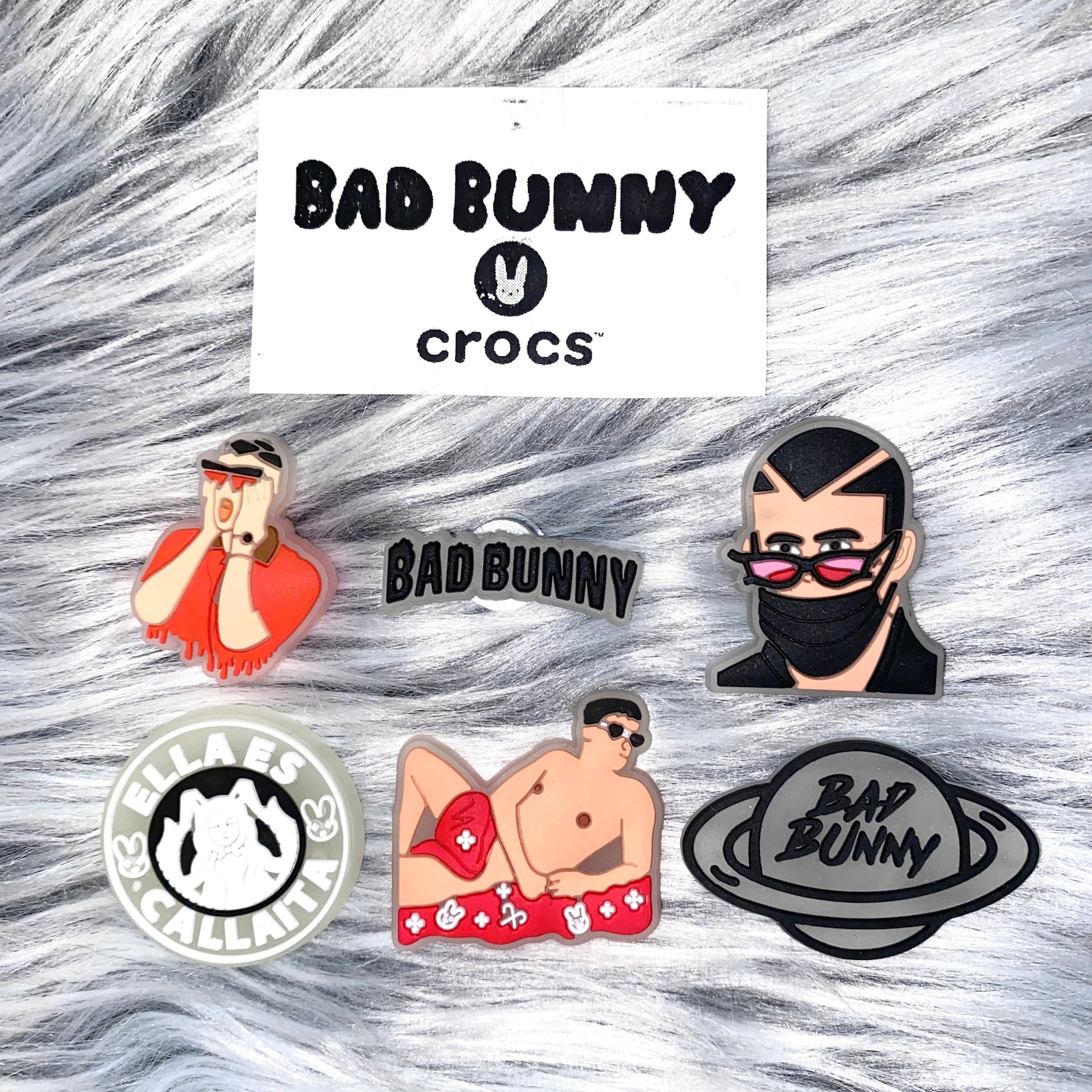 Bad Bunny Charms for Crocs Etsy