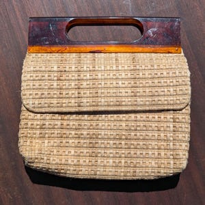 1970s Woven Clutch