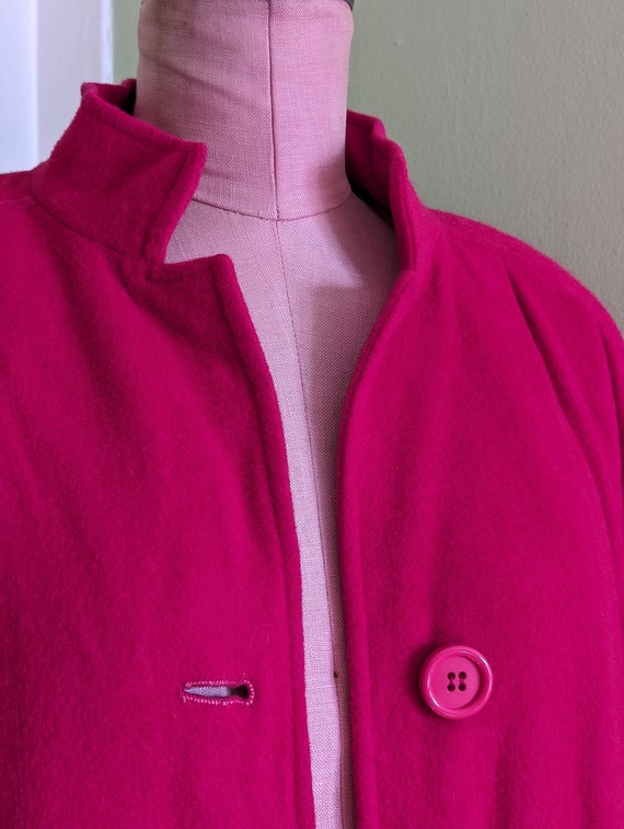 1980s Pink Winter Coat - image 3