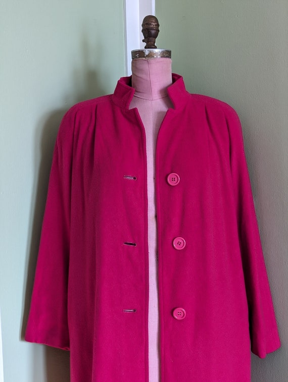 1980s Pink Winter Coat - image 2