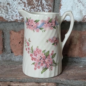 Vintage English Floral Creamer