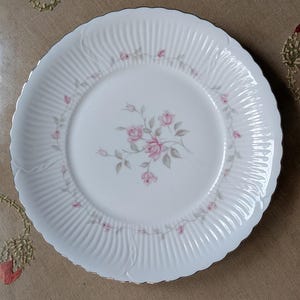 Vintage Gold Standard Porcelain Plate with Hana Rose Pattern made in Japan